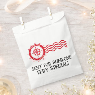 NORTH POLE POST OFFICE  FAVOUR BAGS