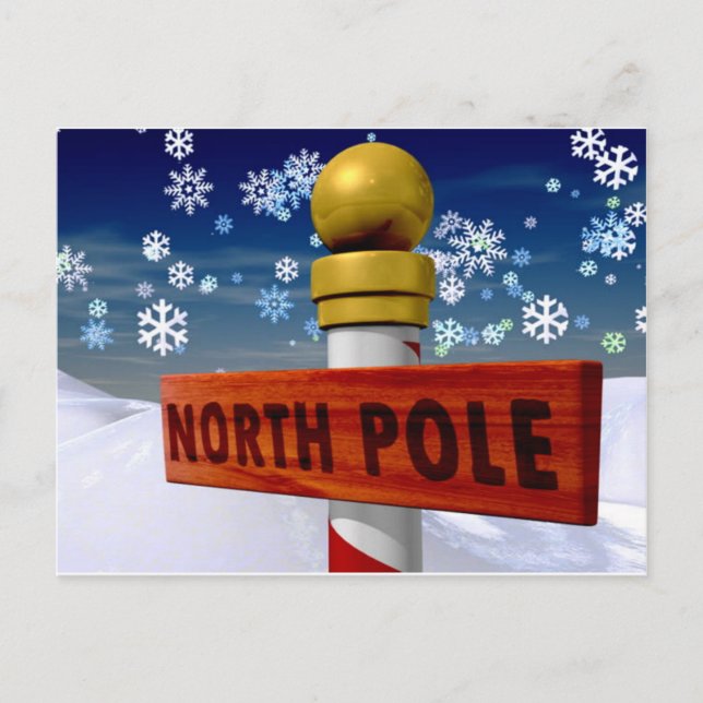 North Pole Postcard (Front)