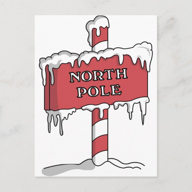 North Pole Postcard (Front)