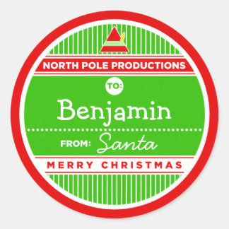 North Pole Productions Classic Round Sticker