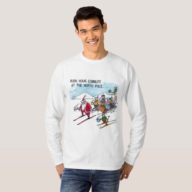 North Pole Rush Hour long sleeve shirt (Front Full)