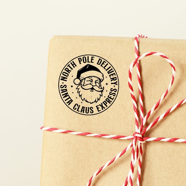 North Pole Santa Claus Express Special Delivery Rubber Stamp (Creator Uploaded)