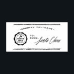 North Pole Special Delviery From Santa Stamp<br><div class="desc">Make your mail stand out with a personalised return address stamp from Santa Claus!</div>
