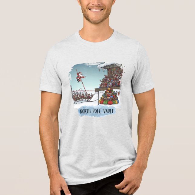 North Pole Vault Tri-Blend Shirt (Front)