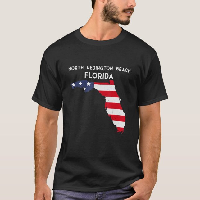 North Redington Beach Florida USA State America Tr T-Shirt (Front)