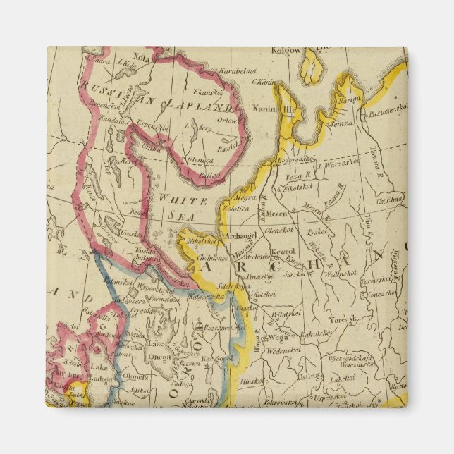 North Russia in Europe Magnet (Front)