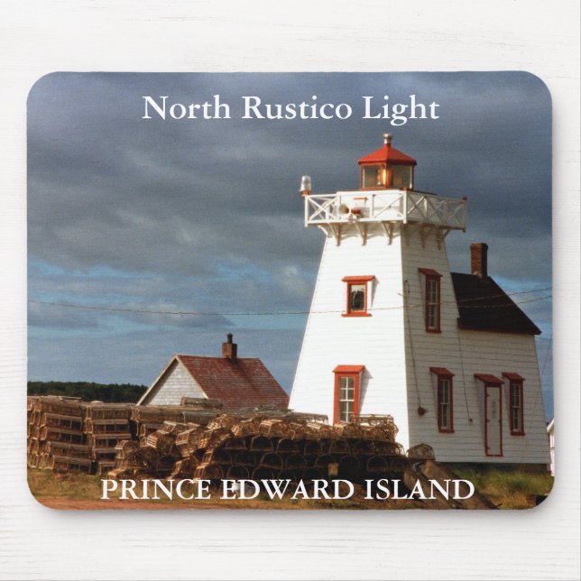 North Rustico Light, Prince Edward Island Mousepad (Front)