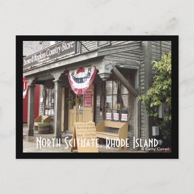 North Scituate,Rhode Island Postcard (Front)