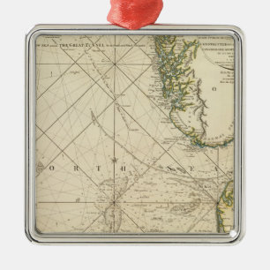 North Sea, Kattegat Metal Tree Decoration