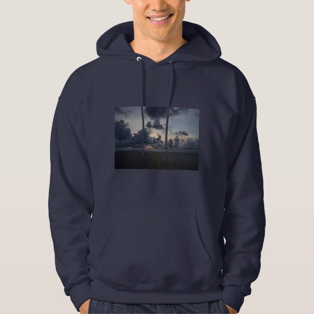 North Sea Sea, Foreboding Sunset. Hoodie (Front)