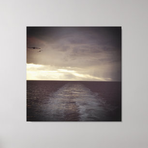 North Sea Seascape, Ocean View Canvas Print