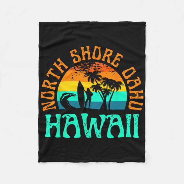 North Shore _9  Fleece Blanket (Front)
