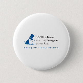 North Shore Animal League Branded 6 Cm Round Badge