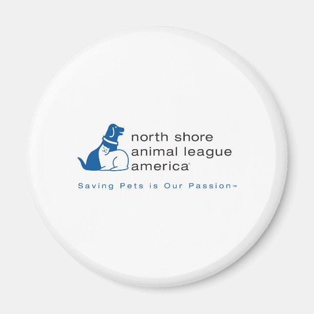 North Shore Animal League Branded Magnet (Front)
