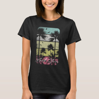 North Shore Hawaii Retro Vintage Beach Surf Surfin T-Shirt