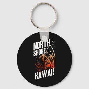 North Shore Hawaii Surfing Key Ring