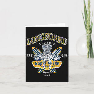 North Shore Hawaii Surfing Team Tee Longboard Clic Card