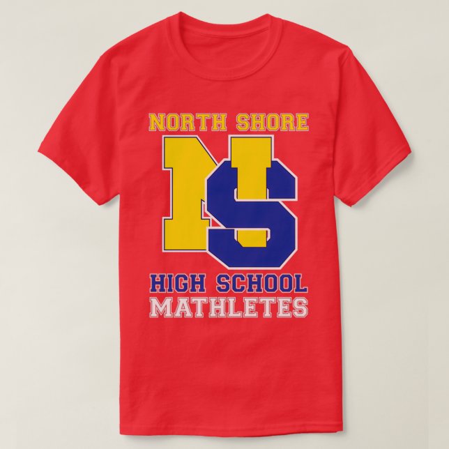 North Shore High School Mathletes T-Shirt (Design Front)