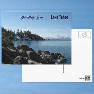 North Shore Lake Tahoe, Incline Village, Nevada Postcard