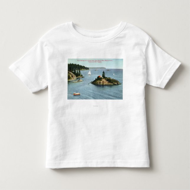 North Shore Marine Drive View of Point Grey Toddler T-Shirt (Front)
