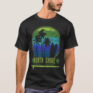 North Shore Oahu - Hawaii Souvenir Surfing Style T-Shirt