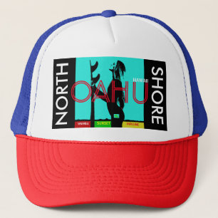 NORTH SHORE OAHU HAWAII TRUCKER HAT