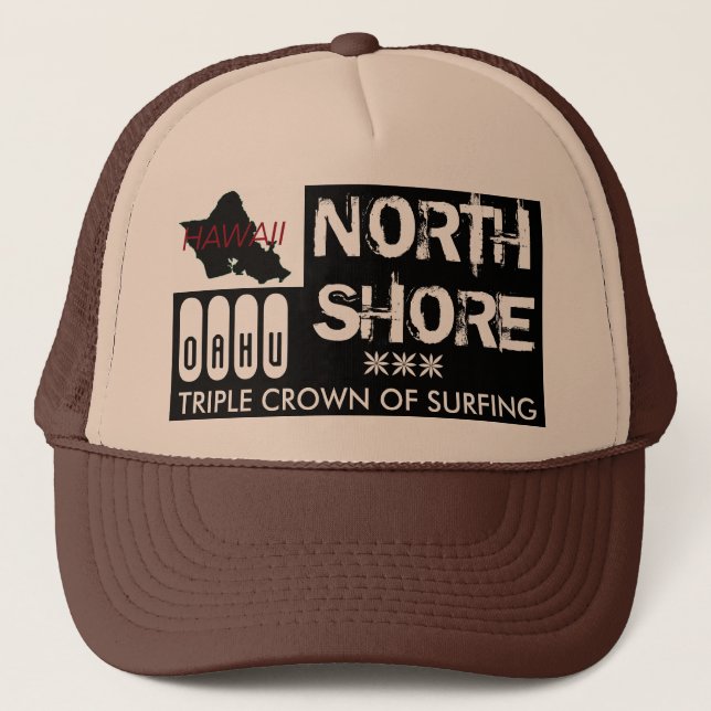 NORTH SHORE OAHU TRUCKER HAT (Front)