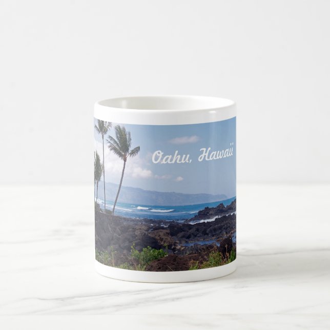 North Shore on the island of Oahu in Hawaii Coffee Mug (Center)