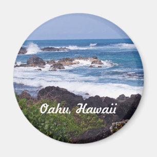 North Shore on the island of Oahu in Hawaii Magnet