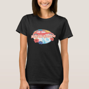 North Shore surfing surf Hawaii retro T-Shirt