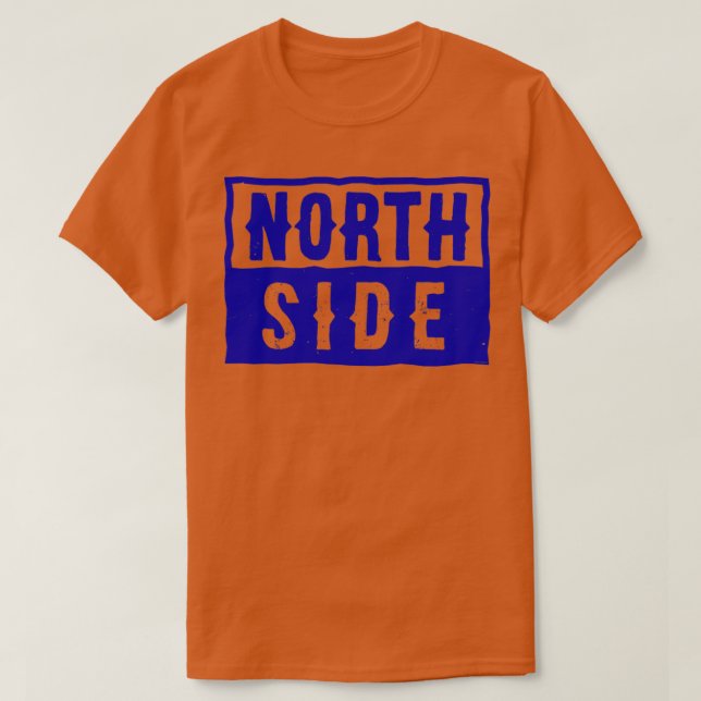 North Side blue worn RxTp T-Shirt (Design Front)