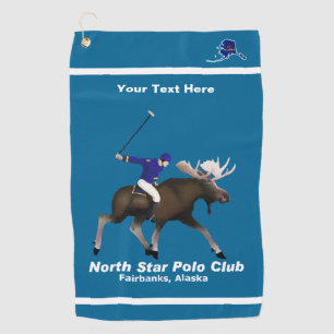 North Star Moose Polo Club Golf Towel