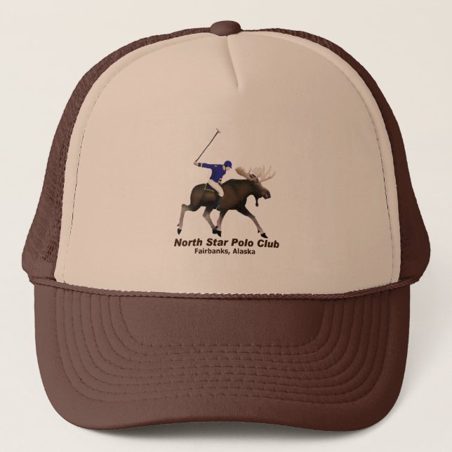 North Star (Moose) Polo Club Trucker Hat (Front)