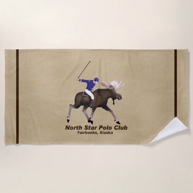 North Star Polo Club Beach Towel (Front)