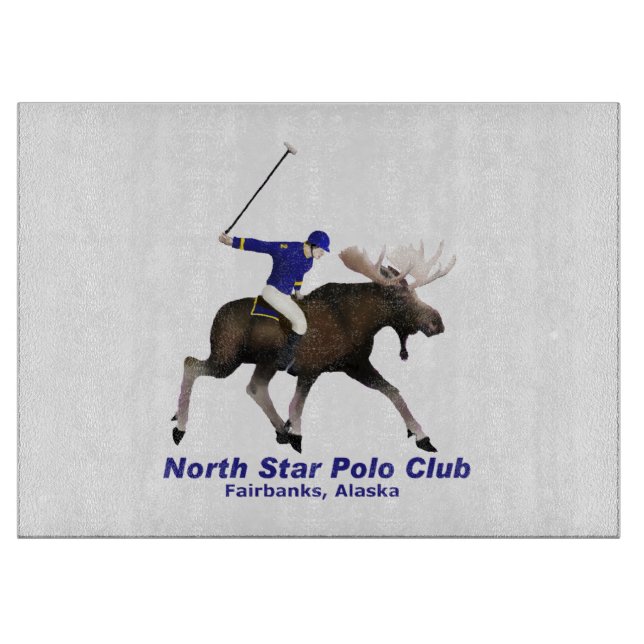 North Star Polo Club Cutting Board (Front)