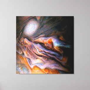 North Temperate Belt Jupiter Swirling Clouds Canvas Print