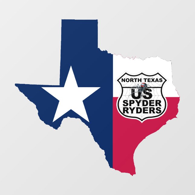 North Texas Chapter - Decal RWB TX & Logo (Sheet)