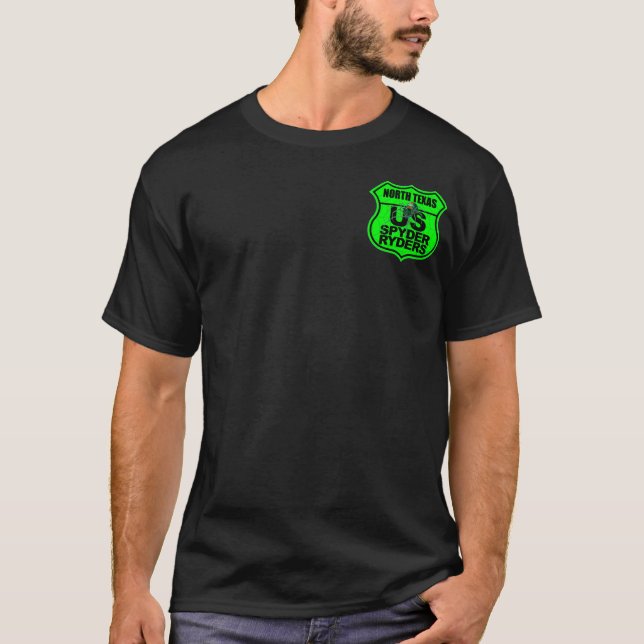 North Texas Chapter - Logo Pocket Green T-Shirt (Front)