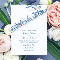 North Topsail Beach Map Elegant Navy Blue Wedding