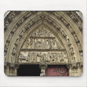 North transept portal, detail of tympanum mouse pad