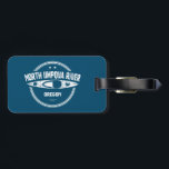 North Umpqua River Oregon Kayak Luggage Tag<br><div class="desc">The North Umpqua River is a tributary of the Umpqua River,  about 106 miles long,  in southwestern Oregon. It drains a scenic and rugged area of the Cascade Range southeast of Eugene.</div>