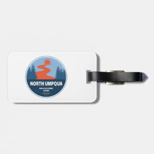 North Umpqua Wild and Scenic River Oregon Luggage Tag