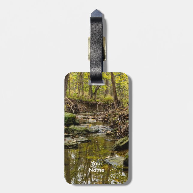 North Wears Creek Luggage Tag (Back Vertical)