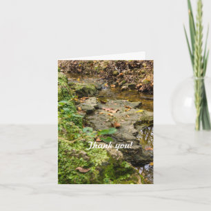 North Wears Creek Rock Bed Thank You Card