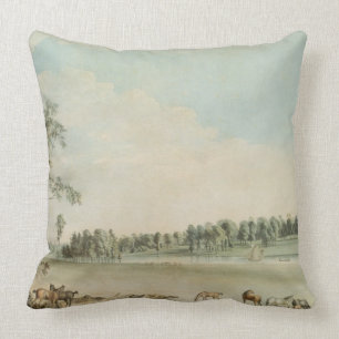 North West View of Wakefield Lodge in Whittlebury Cushion