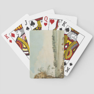 North West View of Wakefield Lodge in Whittlebury Playing Cards