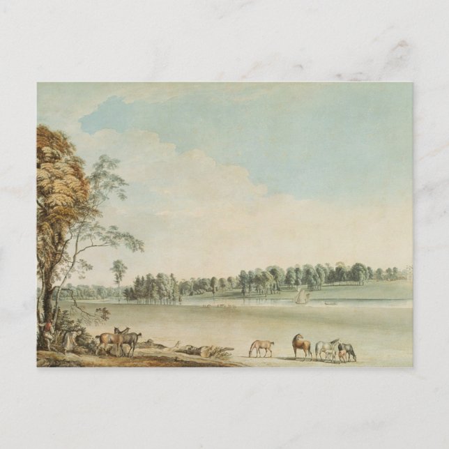 North West View of Wakefield Lodge in Whittlebury Postcard (Front)