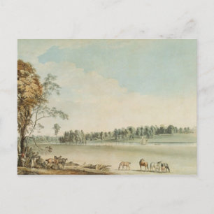 North West View of Wakefield Lodge in Whittlebury Postcard