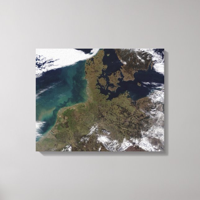 North Western Europe Canvas Print (Front)