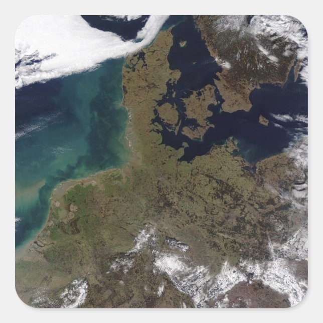 North Western Europe Square Sticker (Front)